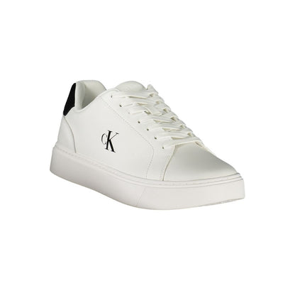 Bianco Polyurethane Men Sneaker