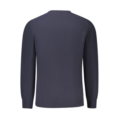 Blue Wool Men's Sweater
