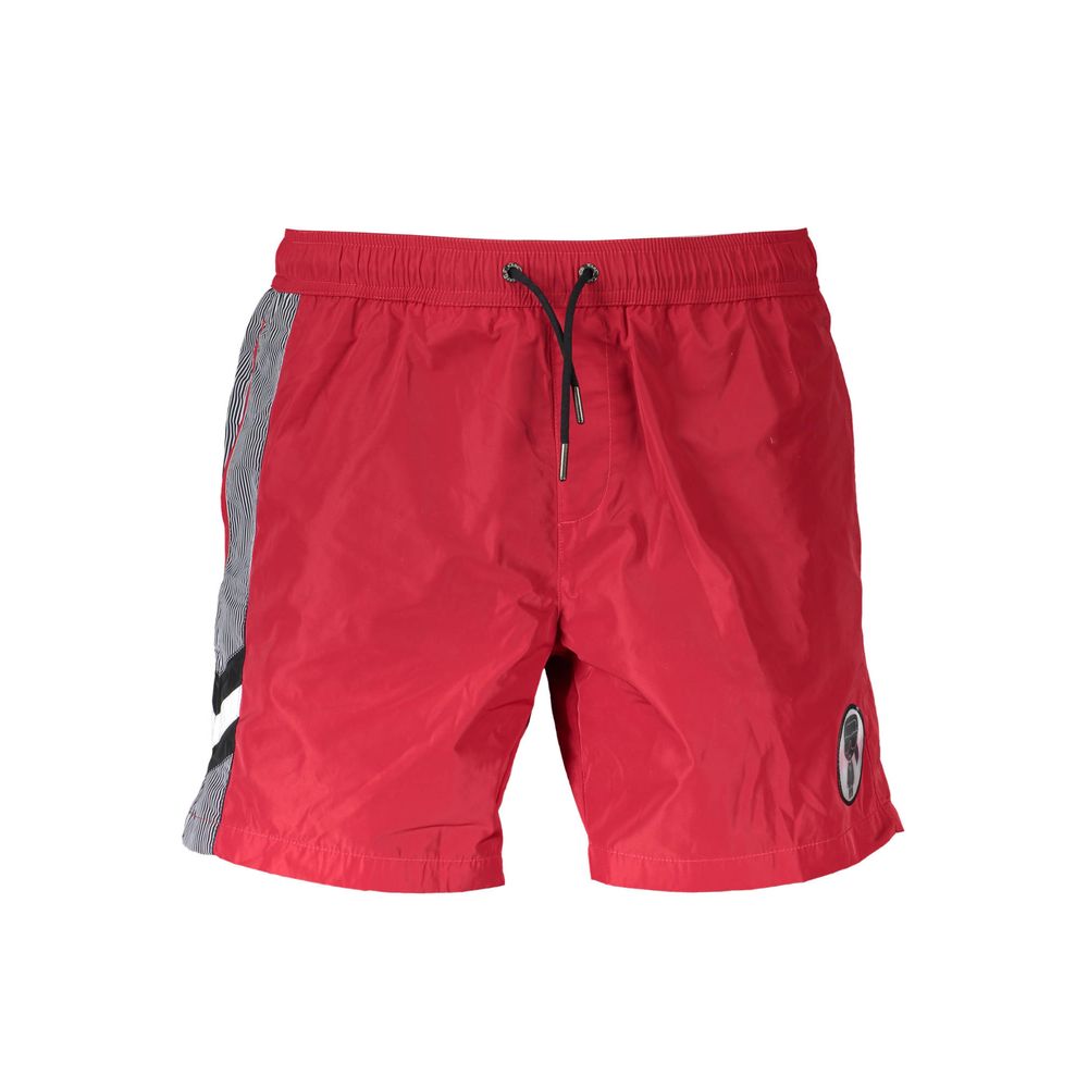Rosso Polyester Mens Swim Boxer