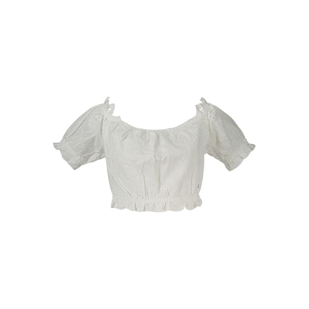 Bianco Cotton Women Shirt