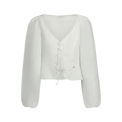 Bianco Lyocell Women Shirt