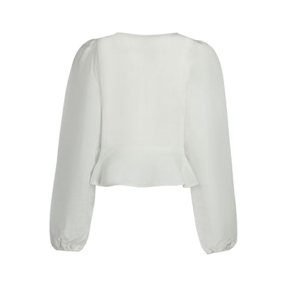 Bianco Lyocell Women Shirt