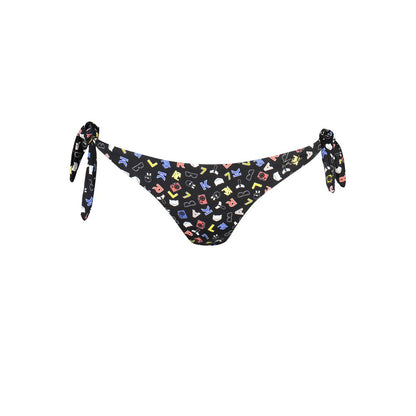 Black Polyamide Women Swim Brief