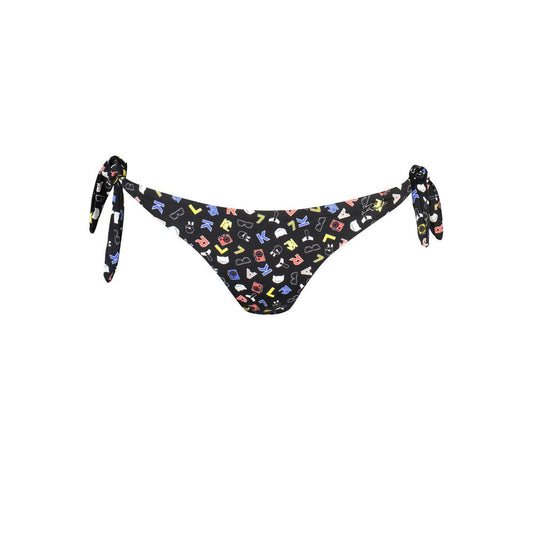 Black Polyamide Women Swim Brief