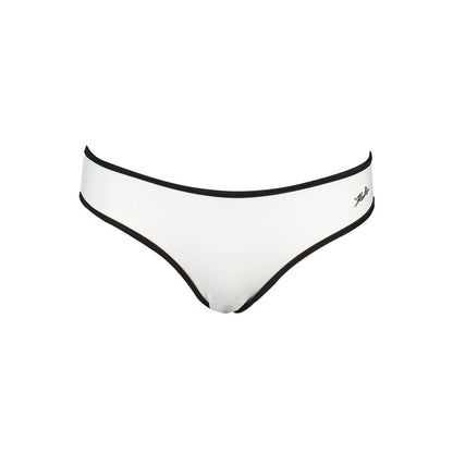 White Poliammide Women Swim Brief