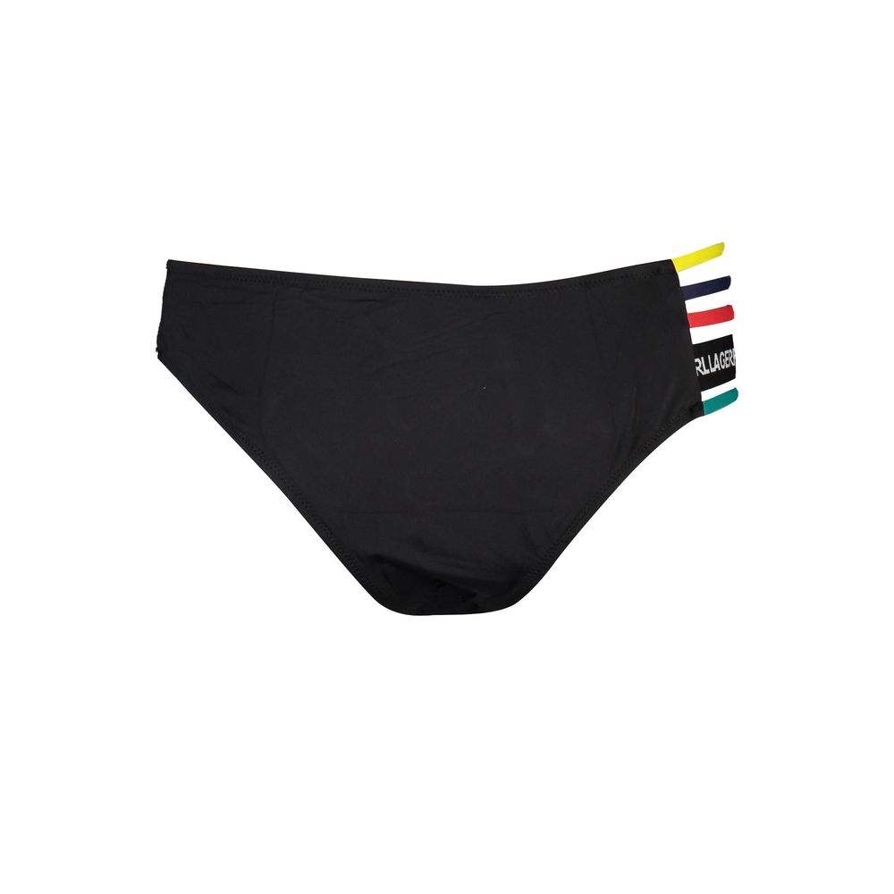 Black Poliammide Women's Swim Briefs