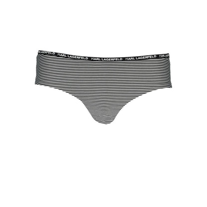 Black Polyamide Women's Swim Briefs