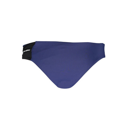 Blue Polyamide Women's Swim Brief