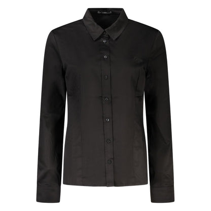 Black Cotton Women's Shirt