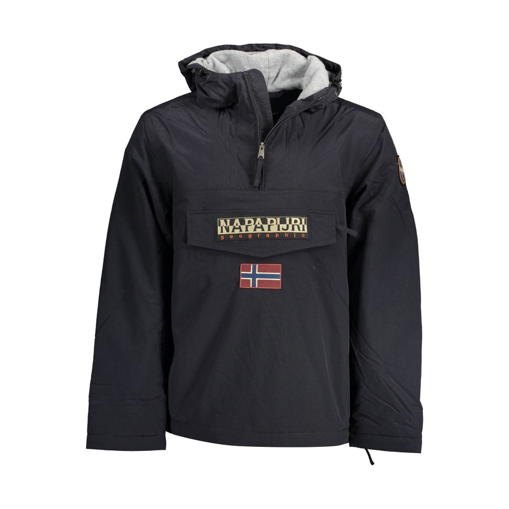 Black Polyamide Men's Jacket