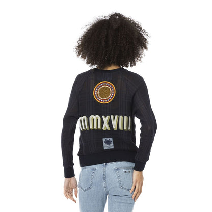 Blue Cotton Women Shirt