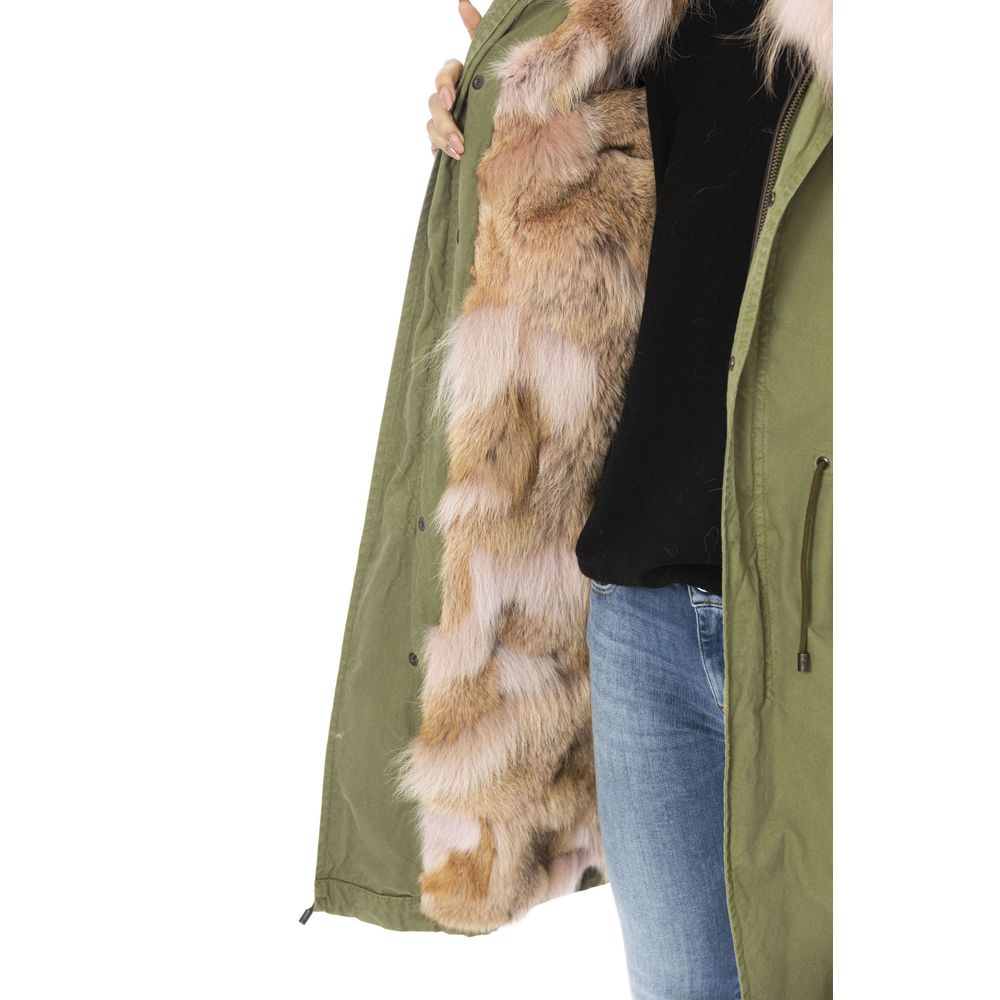 Army Cotton Women Parka