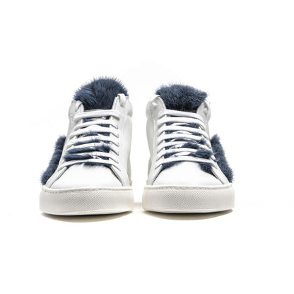 White Leather Women Sneaker