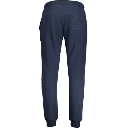 Blue Cotton Men's Sweatpants