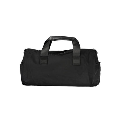 Black Polyester Men's Shoulder Bag