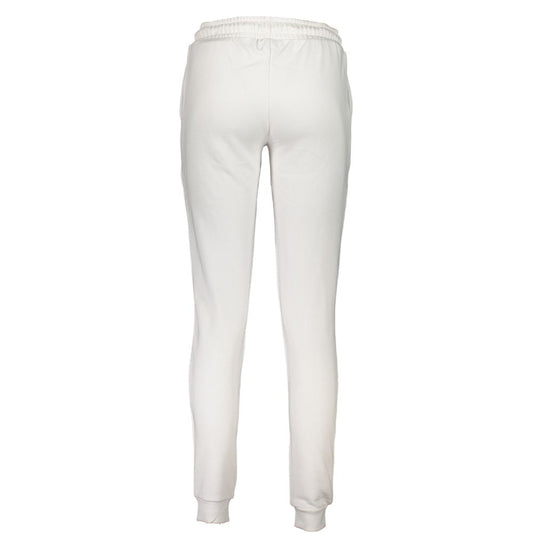 White Cotton Women's Sweatpant