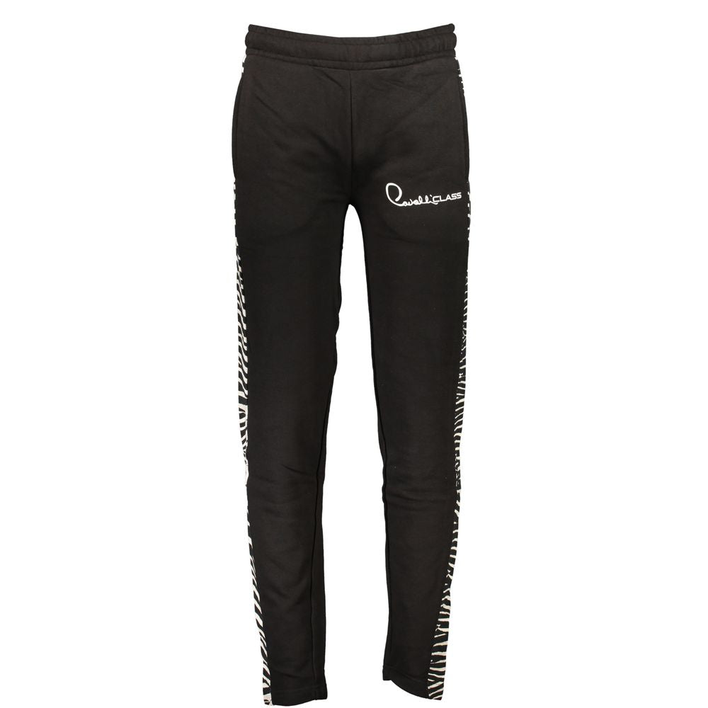 Black Cotton Men's Sweatpants
