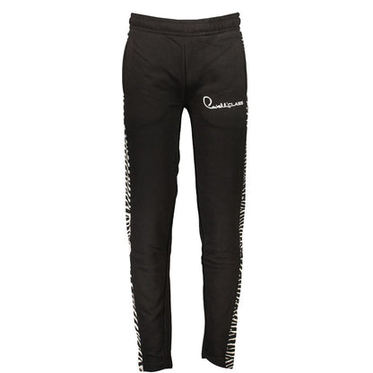 Black Cotton Men's Sweatpants