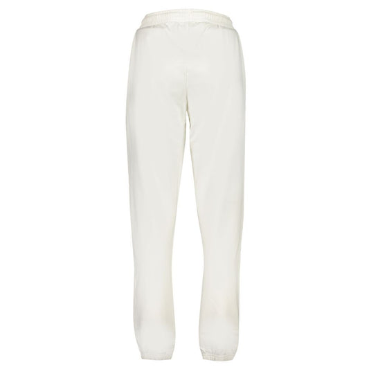 White Cotton Women's Track Pant