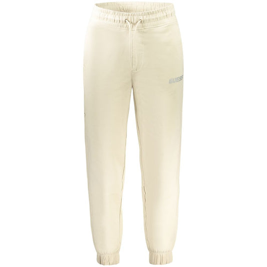 Beige Cotton Men's Sweatpant