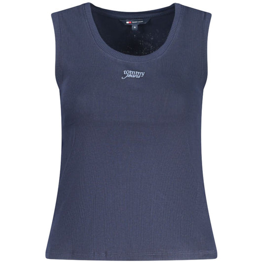 Blue Cotton Women's Tank Top