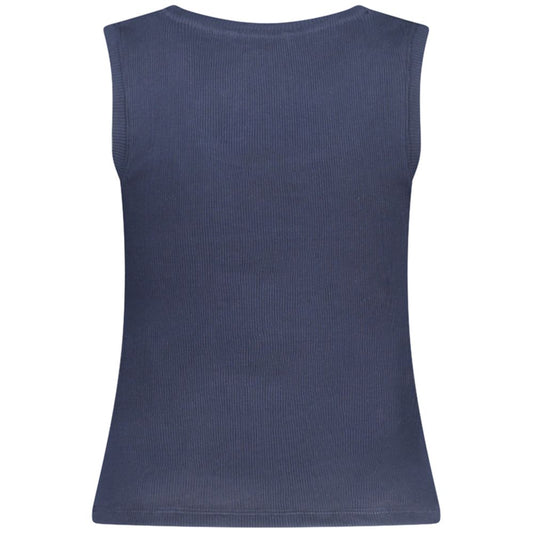 Blue Cotton Women's Tank Top