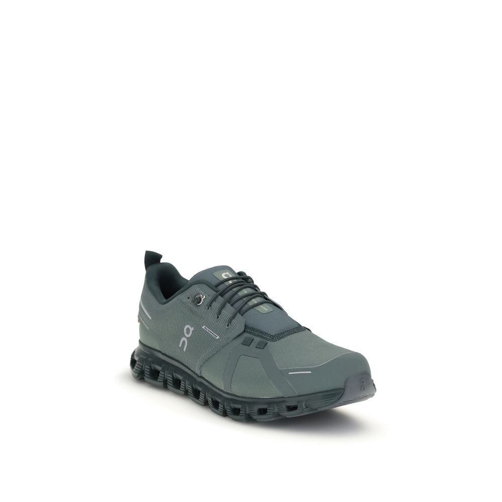 Bicolor Polyester Athletic Sneakers