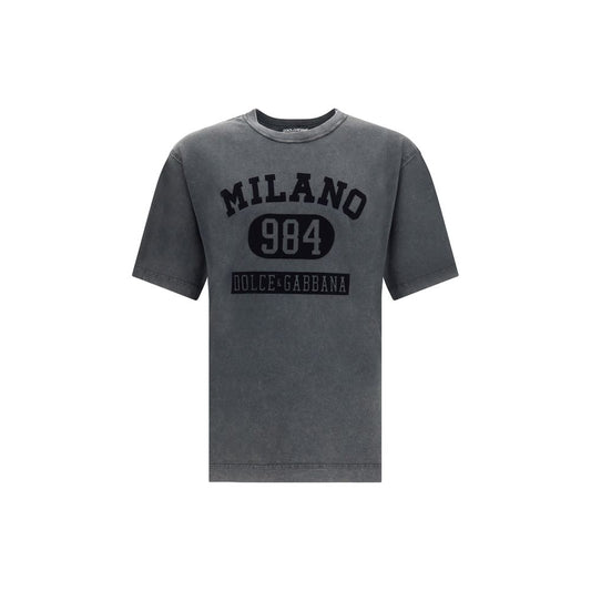 Gray Cotton T-Shirt