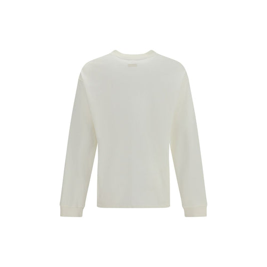 White Cotton Sweatshirt