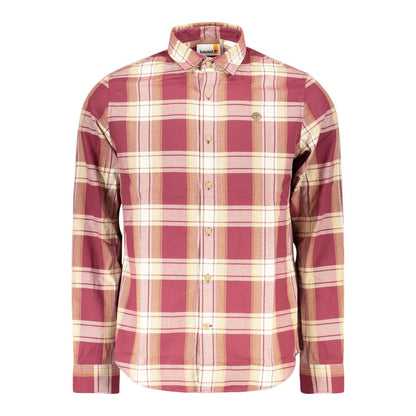 Red Cotton Men Shirt