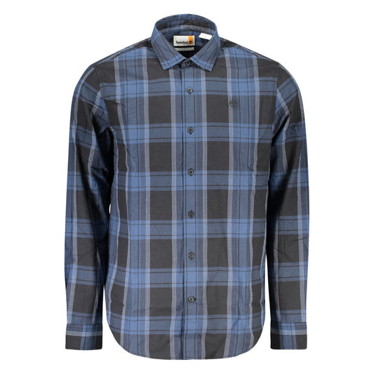 Blue Cotton Men's Shirt