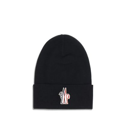 Black Fleece Wool Beanie