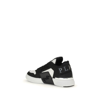 Black Calf Leather Bos Taurus Low Top Sneakers