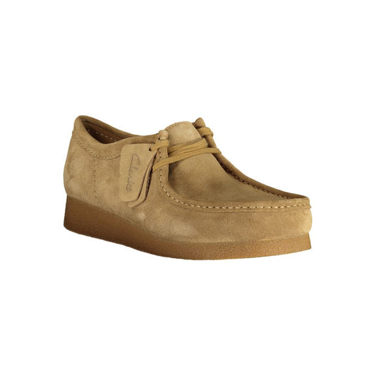 Beige Suede Mens Sneaker