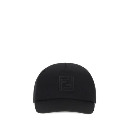 Black Wool Cap (Baseball Hat)