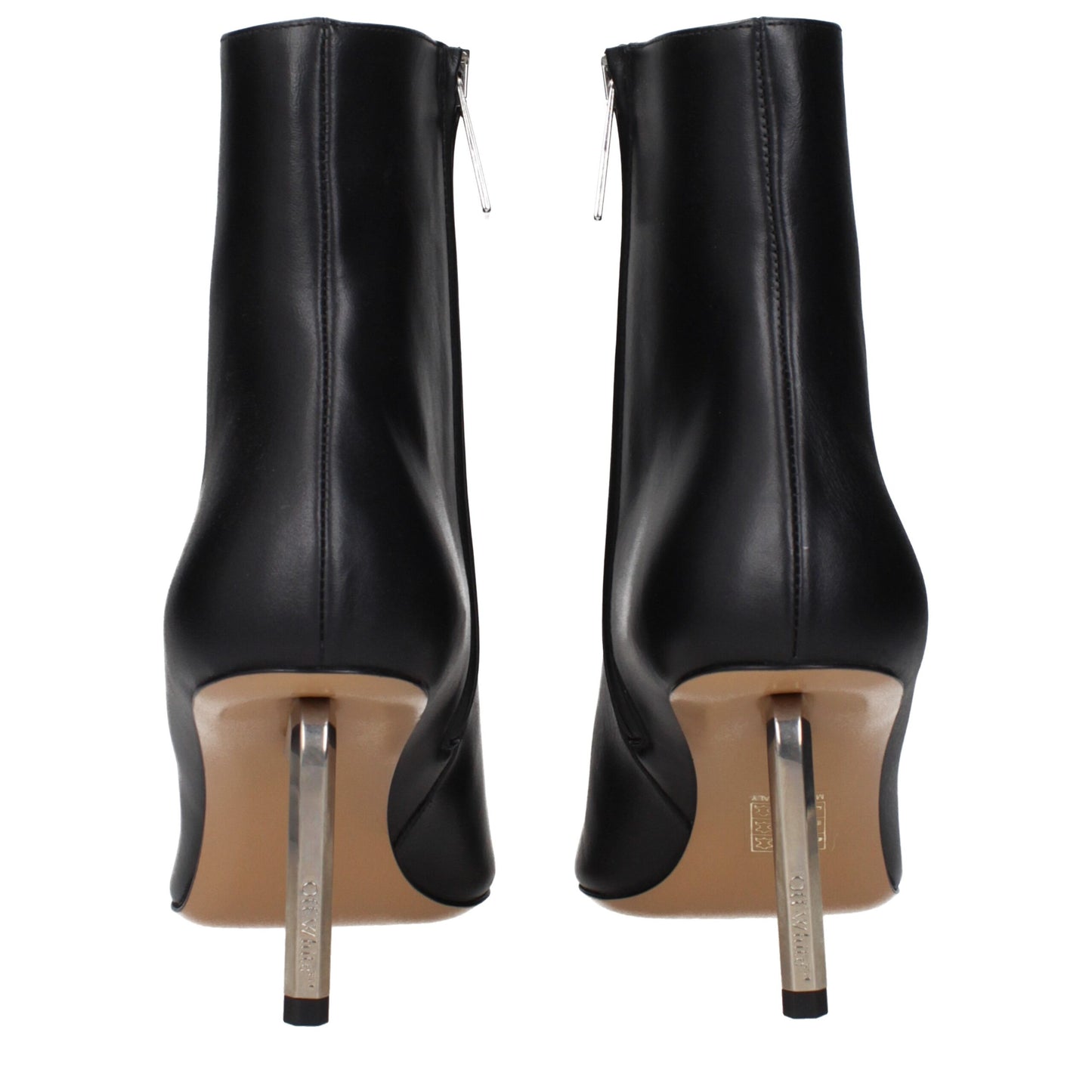 Black Leather Ankle Boots