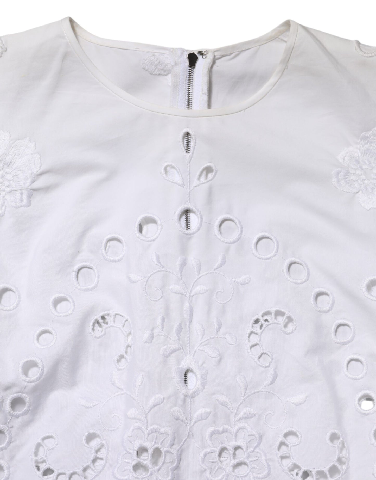 White Cut Out A-line Sheath Mini Dress