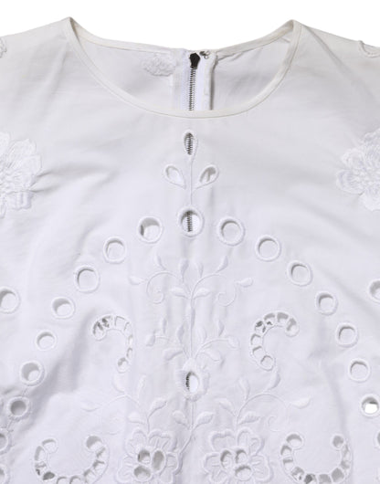 White Cut Out A-line Sheath Mini Dress