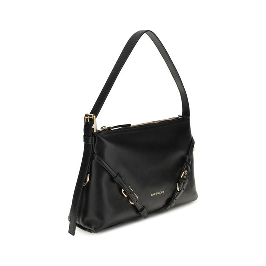 Black Calf Leather Bos Taurus Shoulder Bag