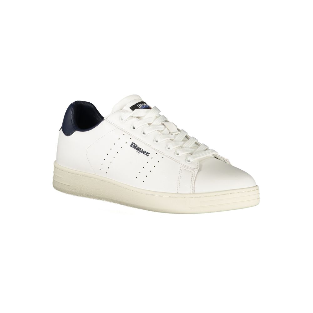 White Leather Men Sneaker