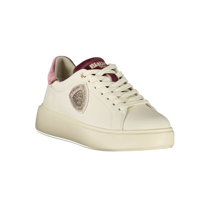 Bianco Polyurethane Women Sneaker