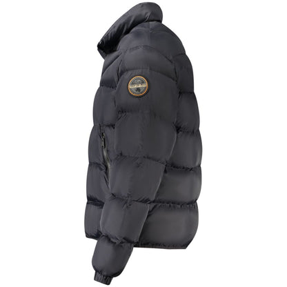 Black Polyamide Men's Jacket