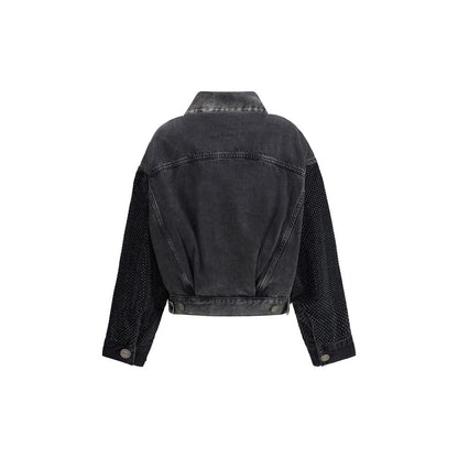 Gray Cotton Denim Jacket