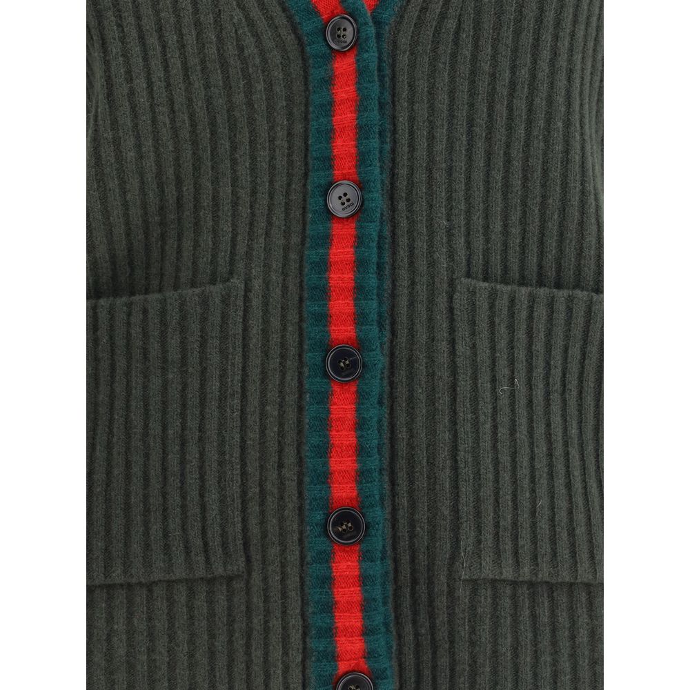 Bicolor Wool Sleeveles Sweater