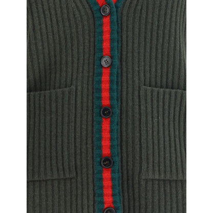 Bicolor Wool Sleeveles Sweater
