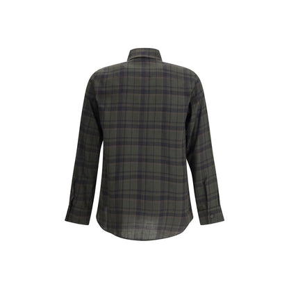 Bicolor Cotton Pattern Shirt
