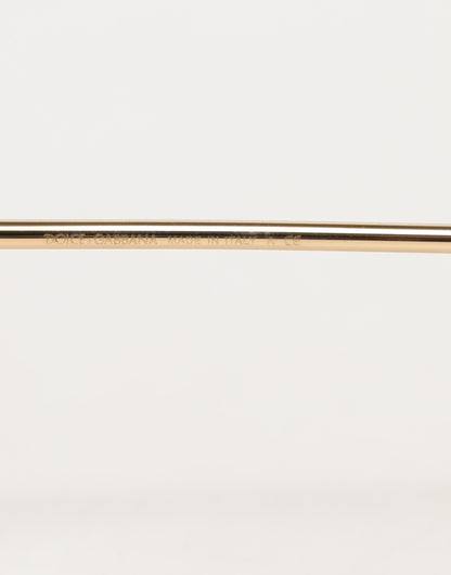 DG2198 Brown Leopard Print Gradient Round Sunglasses