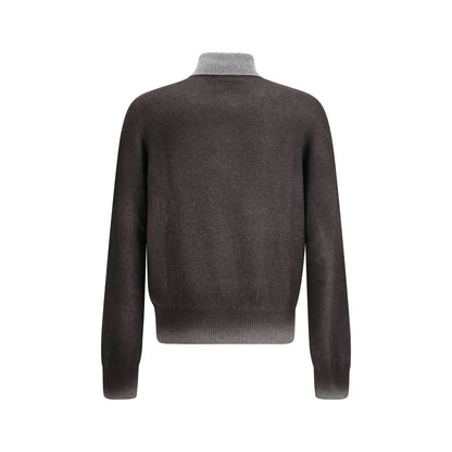 Gray Cashmere Turtleneck