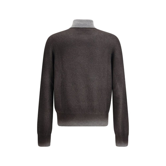 Gray Cashmere Turtleneck