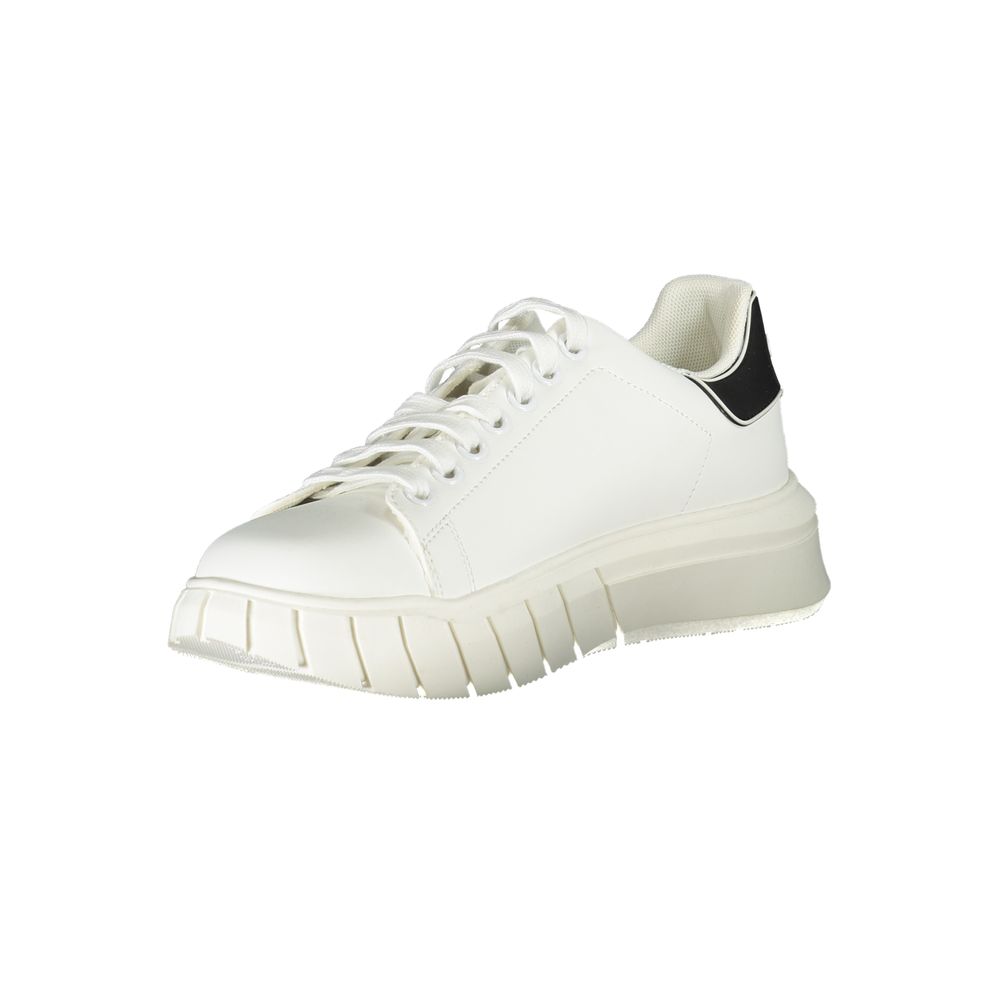 Bianco Polyurethane Men Sneaker